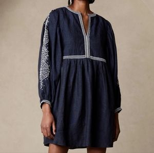 Yara Embroidered Mini Dress